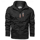 cheap Outdoor Jackets-Men&#039;s Hiking Jacket Outdoor Windproof Lightweight Jacket Windbreaker Jacket Traveling Black Yellow Army Green Red Khaki
