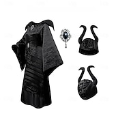 preiswerte Damenkostüme-Cosplay Männlich Kleid Cosplay Kostüm Haloween Figuren Erwachsene Damen Cosplay Halloween Karneval Einfaches Karnevalskostüm