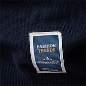 cheap Men&#039;s Pullover Sweater-Mens V-neck Solid Cotton Pullover Sweaters Long Sleeve Casual Social Knitted Sweaters for Men
