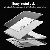 abordables Sacs, sacs à dos pour PC portables-Étui de protection rigide en polycarbonate de couleur unie avec support pliable pour ordinateur portable MacBook Pro 13 avec M1/M2/Touch ID (A2338/A2289/A2251/A2159/A1706/A1708/A1989)