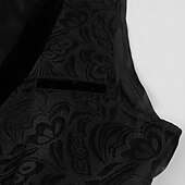 economico Cime-Vittoriano Medievale Rinascimento Gilet Principe Aristocratico Slim Fit Jacquard Scollo a V Costume Per uomo Vichingo Fantasia Reale Carnevale Mascherata Performance Adulti Gilet
