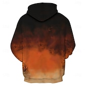 levne Mikiny s kapucí-předvečer Všech svatých Dýně Kapuce Pullover předvečer Všech svatých 3D Přední kapsa Grafika Pro Pro páry Pánské Dámské Dospělé předvečer Všech svatých Karneval Plesová maškaráda 3D tisk Párty