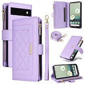 ieftine Alte Carcase-telefon Maska Pentru Pixel 9 Pro Pixel 9 Pro XL Pixel 8 Pro Pixel 8 Pixel 9 Pixel 7 Pixel 7 Pro Capac Spate rezista Fermoar Acceptă încărcarea fără fir Retro TPU PU piele