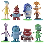cheap Dolls, Playsets &amp; Stuffed Animals-Inside Out Movie 6-Piece PVC Figure Set - Collector&#039;s Articulated Joy Fear Anger Sadness Character Statues for Display &amp; Party Decor - Ideal for Teens 14+
