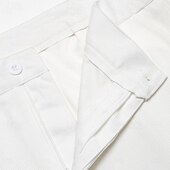 olcso Fellobbanás-Férfi Kosztüm Kordbársony Nadrág Lobbant nadrág Bell Bottom Nadrág Zseb Sima Mokaszinok Mekano Teljes hossz Üzleti Napi Szabadság Elegáns Divat Fehér Barna