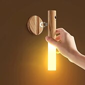 preiswerte Haushaltsgeräte-1 stück intelligente menschlichen körper induktion nachtlicht led wiederaufladbare korridor schrank wandleuchte haushalt wc wand induktion