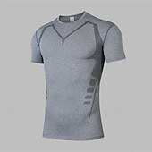 economico T-shirt e Canottiere da Corsa-Per uomo T-shirt Compressione Maglia Atletica Maglia da palestra Camicia fitness Manica corta Maglietta Informale Athleisure Traspirante Asciugatura rapida Compressione Allenamento in palestra Corsa