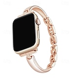 olcso Apple óraszíjak-Solo Loop Kompatibilis valamivel Apple Watch óraszíj 38mm 40mm 41mm 42mm 44mm 45mm 49mm Női Fém kapocs ötvözet Csere óraszíj mert iwatch Ultra 2 Series 9 8 7 SE 6 5 4 3 2 1