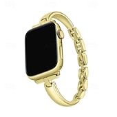 olcso Apple óraszíjak-Solo Loop Kompatibilis valamivel Apple Watch óraszíj 38mm 40mm 41mm 42mm 44mm 45mm 49mm Női Fém kapocs ötvözet Csere óraszíj mert iwatch Ultra 2 Series 9 8 7 SE 6 5 4 3 2 1