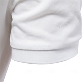 preiswerte Klassisches Poloshirt für Herren-Herren Polo Golfshirt Lässig Revers Kurze Ärmel Bequem Schmuck &amp; Bestickt Einfarbig Basic Sommer Weiß Polo