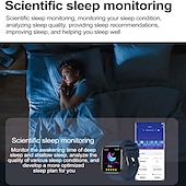 abordables Montres connectées-iMosi T92 Montre intelligente 1.81 pouce Smartwatch Montre Connectée Bluetooth Surveillance de la température Podomètre Rappel d&#039;Appel Compatible avec Android iOS Femme Hommes Mode Mains-Libres