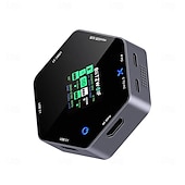 olcso Kábelek és adapterek-8 az 1-ben usb hub lcd intelligens kijelzős C típusú dokkoló állomás usb3.1 type-c 3.1 hd 4k@60hz sd/tf kártyahelyekkel 100 W pd tápellátás