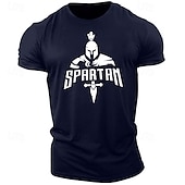 preiswerte Herren -Grafik -T -Shirt-Herren Buchstabe Grafikdrucke T Shirt Grafischen T-Shirt Baumwolle Kurzarm Grafik Hemd Weiß Marineblau Dunkelgrau Bequemes T-Shirt Outdoor Straße Modedesigner-Kleidung