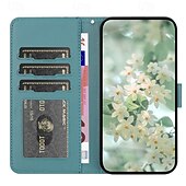 cheap Samsung Cases-Phone Case For Samsung Galaxy S24 S23 S22 S21 Ultra Plus A55 A35 A25 A15 5G S20 FE S25 Ultra Wallet Case with Wrist Strap Kickstand Warm Flower Floral TPU PU Leather