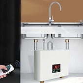 levne Jiné spotřebiče-Průtokový ohřívač vody 110v/220v 3000w nástěnné elektrické ohřívače pro koupelnové teplovodní sprchy a vytápění domácí kuchyně bílá