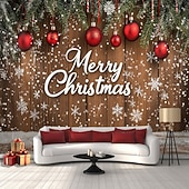 cheap Christmas Tapestry Hanging-Christmas Decorations Hanging Tapestry Xmas Background Wall Art Large Tapestry Mural Decor Photograph Backdrop Blanket Curtain Home Bedroom Living Room Decoration