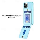 Χαμηλού Κόστους iPhone Θήκες-τηλέφωνο tok Για iPhone 15 Pro Max Plus iPhone 14 13 12 11 Pro Max X XR XS 8 7 Plus Θήκη κάρτας πορτοφολιού με βάση στήριξης Υποδοχή κάρτας Ρετρό TPU PU δέρμα