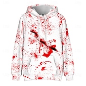 tanie Bluzy-Halloween Michael Myers Bluza z Kapturem Nadruk Graficzny Na Dla par Męskie Damskie Dla dorosłych Halloween Karnawał Bal maskowy Druk 3D Codzienne