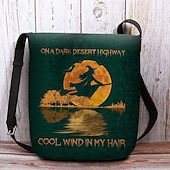 olcso Keresztpántos táskák-női halloween boszorkány mintás crossbody táska - kísérteties témájú válltáska halloween szerelmeseinek