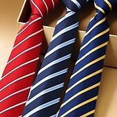 preiswerte Krawatten &amp; Fliegen für Herren-Herren Krawatten Klassisch Streifen und Plaid Formeller Abend Verabredung Party &amp; Abend