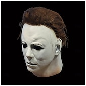 olcso kiegészítők-Szellem Zombi Michael Myers Maszk Halloween-kellékek Felnőttek Férfi Női Ijesztő jelmez Mindszentek napja Farsang Mardi Gras Könnyű farsangi jelmez