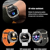 ieftine Ceasuri Smart-ceas inteligent 1,45 inch smartwatch fitness ceas alergare bluetooth pedometru memento de apel tracker activitate compatibil cu Android ios femei bărbați standby lung apeluri mâini libere rezistent la apă