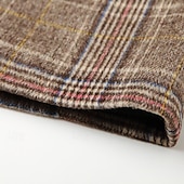voordelige Trenchcoat voor heren-Voor heren Wollen jas Overjas Regenjas Lange trenchcoat Dagelijks Vakantie Herfst winter Polyester Thermisch Warm Winddicht bovenkleding Kleding Modieus Klassiek Ruitjes Zak Revers Enkele rij knopen