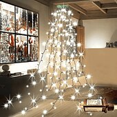 economico Plug in elettrico-elegante festa di nozze ricevimento 2m 280led albero di natale luci stringa con 8 modalità – bassa tensione sicura per 6-8 piedi alberi decorazione del festival