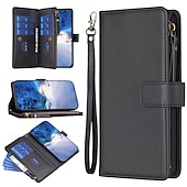 levne Pouzdra pro iPhone-telefon Carcasă Pro iPhone 16 Pro Max Plus iPhone 15 14 Pro Max Plus iPhone 14 13 12 11 Pro Max Plus iPhone 13 12 11 Pro Max Mini SE X XR XS Max 8 7 Plus Pouzdro na peněženku se stojánkem Zip s
