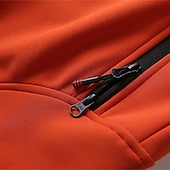 preiswerte Fleece &amp; 3 in 1 Jacken-Herren Fleecejacke für Wanderer Winter Draussen warm Fleece-Futter Wasserdicht Windundurchlässig Vliesjacken Voller Reißverschluss Klettern Camping / Wandern / Höhlenforschung Reisen Schwarz