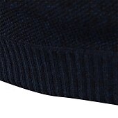 economico maglione pullover da uomo-Per uomo Pullover Maglione Maglioni con zip a un quarto Maglione lavorato a maglia A coste Maglia Standard Lavorato a maglia Vello Color Block Chiusura lampo quarto Di tendenza Essenziale Da tutti i