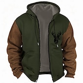 economico Felpe da Caccia-Per uomo Ogni Felpa con Cappuccio Felpe con cappuccio Felpa Moda Cool Manica Lunga Con Cappuccio Vacanza Palestra Blu Azzurro cielo Coulisse Autunno Inverno progettista