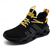 economico Sneakers da uomo-scarpe da corsa traspiranti da uomo verde neon – scarpe sportive leggere con suola ammortizzata per sport e attività all&#039;aperto