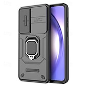 رخيصةأون جراب سامسونج-هاتف غطاء من أجل سامسونج جالاكسي S24 Ultra Plus S23 Ultra Plus A55 A35 A25 A15 5G A54 A34 A14 A13 اس 25 الترا غطاء خلفي حامل الخاتم ضد الصدمات مكتب  /  الأعمال TPU الكمبيوتر الشخصي معدن
