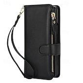 economico Cover Samsung-telefono Custodia Per Samsung Galaxy Piegatura a Z 7 Z Fold 6 Z Fold 5 Z Fold 4 Z Fold 3 Custodia Portafoglio con Supporto Magnetico Cerniera Retrò TPU Pelle PU