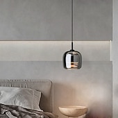 baratos Design de Tambor e Cone-pendente lanterna design pendente luz vidro vidro pintado acabamentos moderno 110-240v