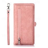 abordables Carcasas iPhone-teléfono Funda Para iPhone 16 Pro Max Plus iPhone 15 Pro Max Plus iPhone 14 13 12 11 Pro Max Plus Funda Trasera con Soporte Magnética con cordón Retro TPU Cuero de PU