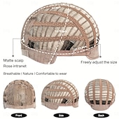 abordables Perruques Synthétiques Sans Bonnet-perruque de cheveux longs ondulés avec frange pour femmes perruques ombrées de fête quotidienne en fibre synthétique résistante à la chaleur