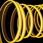 preiswerte COB-Streifenlichter-3M 5m 10m Lichtsets 288 LEDs COB 15mm 1 Set Lichterketten &amp; Zubehör 1 Set Warmweiß Weiß Netual Weiß LED Neonlichte Draussen Wasserdicht Urlaub 220-240 V 110-120 V