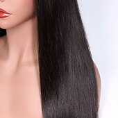 economico Parrucche lace front capelli veri-Capelli umani di Remy 13x6 Pizzo Frontale 13x4 Pizzo Frontale Parrucca Parte laterale Parte di mezzo Parte libera Brasiliano Liscio Diritto naturale Naturale Parrucca 130% 150% 180% Densità dei