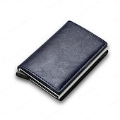 levne pouzdra a pouzdra na karty-anti rfid blocking protected id kreditní banka držák na kartu peněženka luxusní značka pánská magická kůže slim mini malé peníze peněženky pouzdro