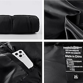 abordables Gilets-Homme Doudoune Sans Manche Gilet matelassé Gilet du quotidien Rendez-vous Vacances Mode Décontractées Automne hiver Patchwork Poche Polyester Chaud Confortable Plein Poche fermeture Éclair Mao