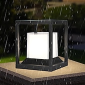 baratos luzes de parede ao ar livre-luz de parede externa led branco quente 26cm quadrado jardim poste luz pilar poste lanterna decoração lâmpada e26/e27 para piscina 110-240v