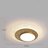 abordables Plafonniers à intensité variable-Plafonnier LED à intensité variable en continu 50 cm 1 lumière design moderne en forme de ciel étoilé luminaire en métal acrylique pour chambre d&#039;enfant chambre d&#039;enfant 110-240 V uniquement à