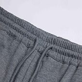 abordables Survêtements de sport-Homme Joggings Pantalon Jogging Pantalon Jogger Cordon Boucle de serviette Poche zippée Couleur Pleine Respirable Séchage rapide Athlétique Fin de semaine Vêtement de rue Casual Sport Athleisure Mince