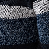 economico maglione pullover da uomo-Per uomo Pullover Maglione Maglioni con zip a un quarto Maglione lavorato a maglia A coste Maglia Standard Lavorato a maglia Vello Color Block Chiusura lampo quarto Di tendenza Essenziale Da tutti i