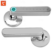levne Zámky dveří-wafu wf-016 inteligentní biometrický zámek dveří otisků prstů inteligentní bluetooth heslo popisovač zámek aplikace odemknout bezklíčový vstup usb baterie pracuje s ios / android doma / v kanceláři