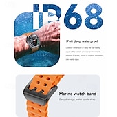 ieftine Ceasuri Smart-ceas inteligent 1,45 inch smartwatch fitness ceas alergare bluetooth pedometru memento de apel tracker activitate compatibil cu Android ios femei bărbați standby lung apeluri mâini libere rezistent la apă