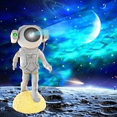 お買い得  スマートライト-宇宙飛行士の星空投影ライト、リモコン付き、タイプC USB充電、クリスマス、ハロウィーン、パーティーの装飾、お祭りの雰囲気、ギフト用の宇宙飛行士の形を走る