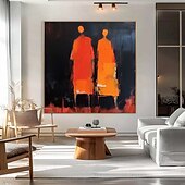 abordables Peintures portraits-portrait de texture peinture à l&#039;huile portrait de femme peint à la main peinture sur toile amoureux faits à la main femmes peinture à l&#039;huile art mural fait à la main idées de décoration moderne